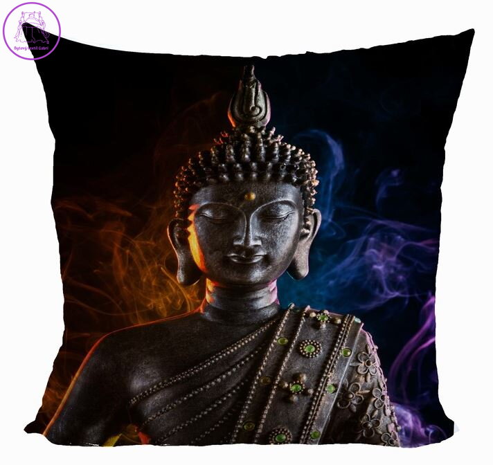 Fotopolštářek 40x40cm s efektem 3D - Buddha