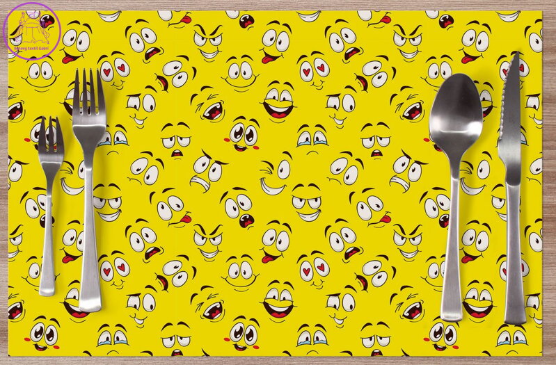 Prostírání na stůl dětské - Emoticon Prostírání na stůl dětské - Emoticon