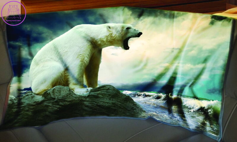 Fleecová fotodeka - Lední medvěd více rozměrů