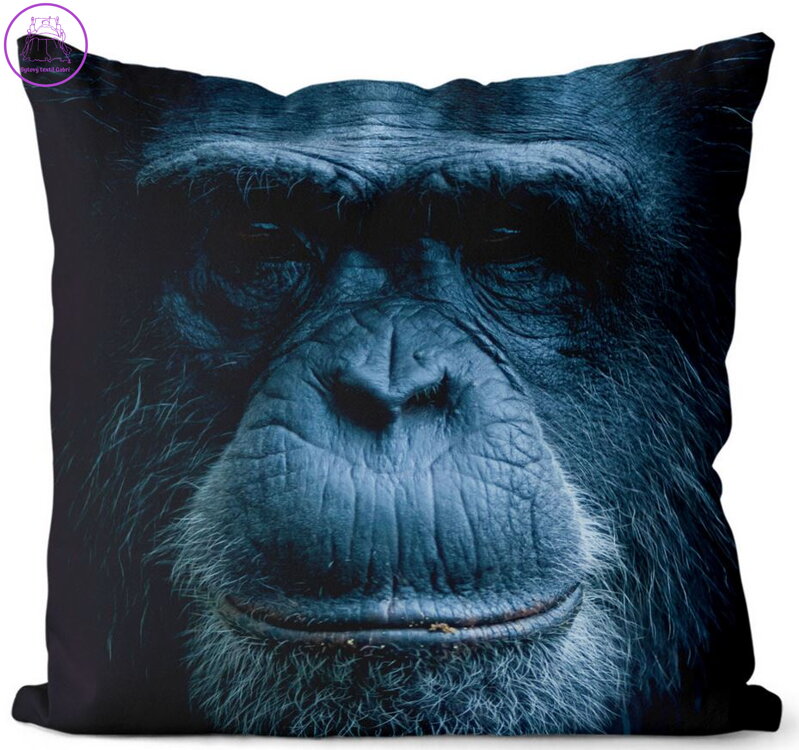  Fotopolštářek s 3D efektem 40x40cm - Opičí pohled