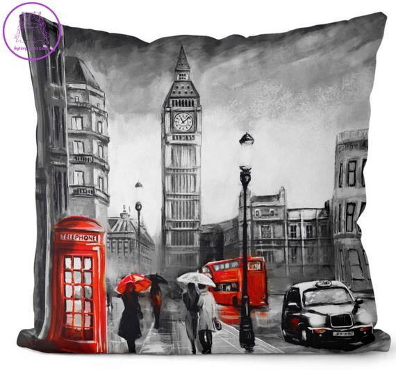 Fotopolštářek s efektem 3D - Londýn art