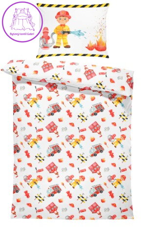 Povlečení Interlock pro miminka - Baby Hasič Povlečení Interlock pro miminka - Baby Hasič