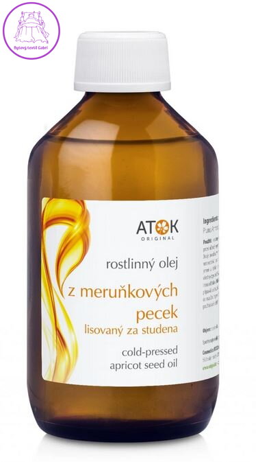 Rostlinný olej z meruňkových pecek