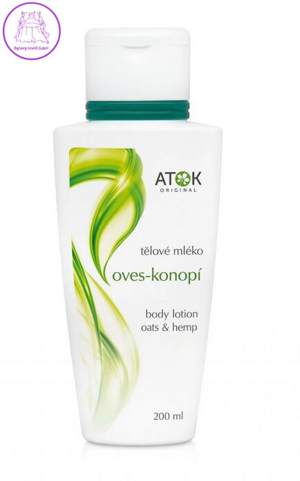 Tělové mléko Oves-konopí