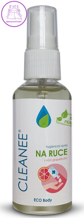 CLEANEE EKO hygienický sprej na ruce s vůní GRAPEFRUITU 50 ml