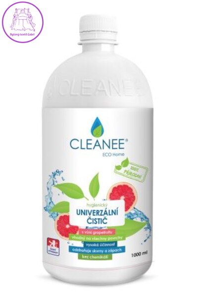 CLEANEE EKO hygienický čistič UNIVERZÁLNÍ s vůní GRAPEFRUITU 1L CLEANEE EKO hygienický čistič UNIVERZÁLNÍ s vůní GRAPEFRUITU 1L