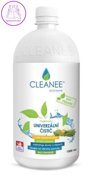 CLEANEE EKO hygienický čistič UNIVERZÁLNÍ s vůní CITRONOVÉ TRÁVY 1L CLEANEE EKO hygienický čistič UNIVERZÁLNÍ s vůní CITRONOVÉ TRÁVY 1L
