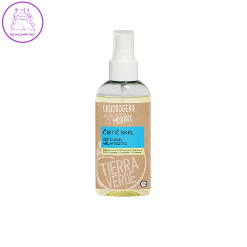 Tierra Verde – Čistič skel BIO pomeranč a citronela (TIERRA VERDE), 110 ml
