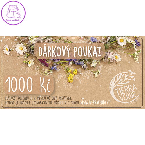 Tierra Verde – Dárkový poukaz (TIERRA VERDE) Tierra Verde – Dárkový poukaz (TIERRA VERDE)