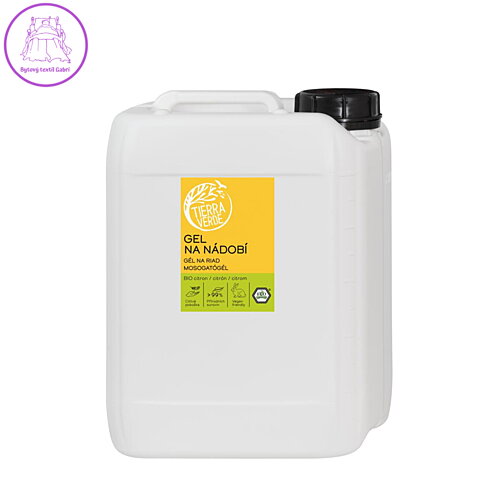 Tierra Verde – Gel na nádobí – BIO citron (TIERRA VERDE), 5 l Tierra Verde – Gel na nádobí – BIO citron (TIERRA VERDE), 5 l