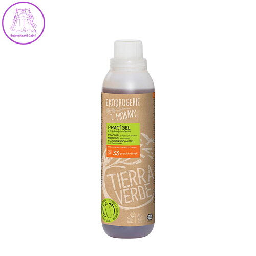 Tierra Verde – Prací gel pomeranč (TIERRA VERDE), 1 l