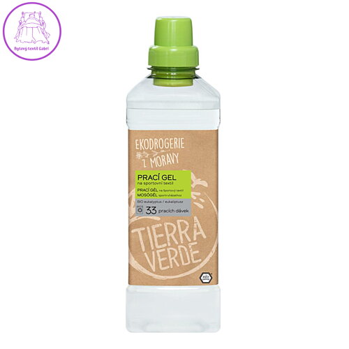Tierra Verde – Prací gel sport BIO eukalyptus (TIERRA VERDE), 1 l