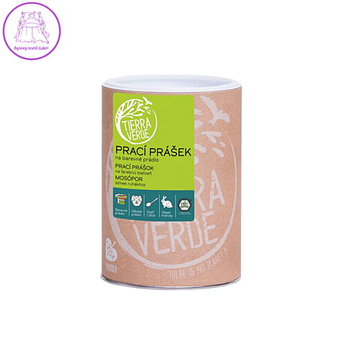 Tierra Verde – Prací prášek na barevné prádlo (TIERRA VERDE), 850 g