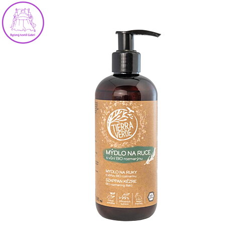 Tierra Verde – Tekuté mýdlo na ruce – BIO rozmarýn (TIERRA VERDE), 290 ml