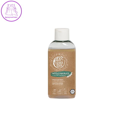 Tierra Verde – Tekuté mýdlo na ruce – BIO rozmarýn (TIERRA VERDE), 100 ml