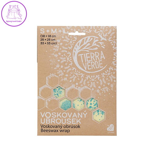 Tierra Verde – Voskovaný ubrousek sada – S/M/L (TIERRA VERDE), 1 ks