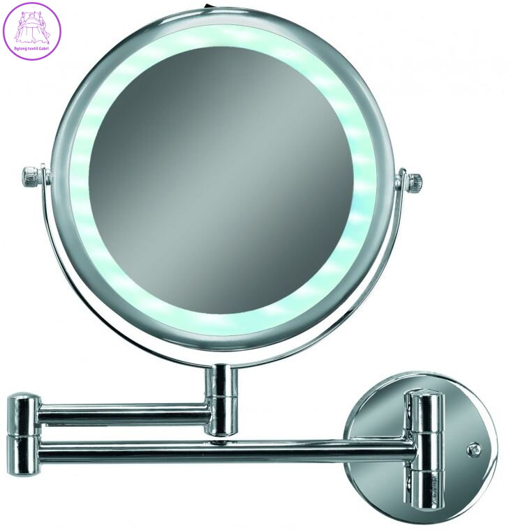 Kosmetické zrcadlo s LED Brilant Mirror stříbrné 2024 Kosmetické zrcadlo s LED Brilant Mirror stříbrné 2024