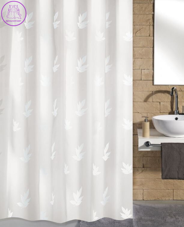 Koupelnový textilní závěs Canton bílý 180x200cm-2022