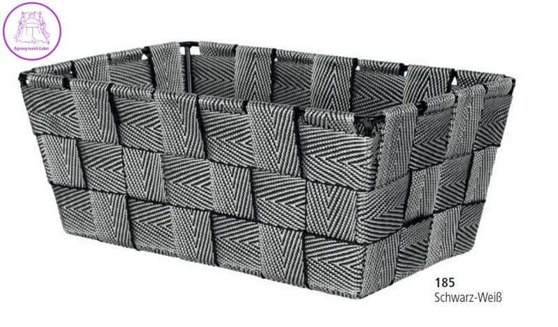 Úložný koupelnový box 22 x 9 x 14 cm - Chevron černo/bílý 2024 Úložný koupelnový box 22 x 9 x 14 cm - Chevron černo/bílý 2024