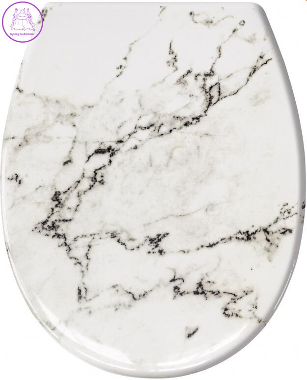  WC sedátko duroplast Marble 37x45cm-2024