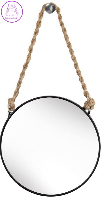 Kosmetické zrcadlo Rope Mirror čermé Ø 23,0 cm 2024