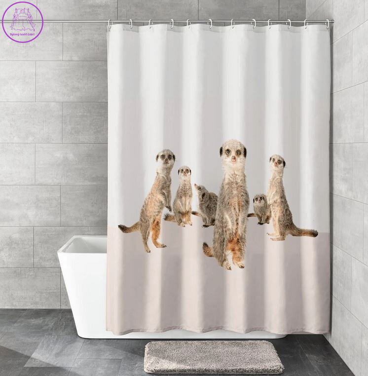 Koupelnový textilní závěs 180x200cm - Surie 2026