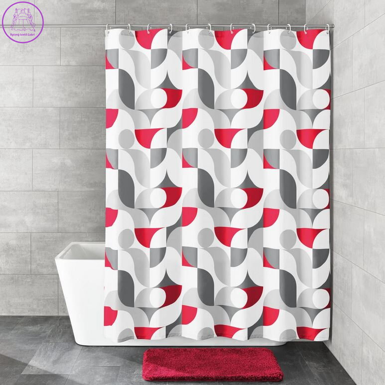 Koupelnový textilní závěs EcoCare 180x200cm - Tess 2026