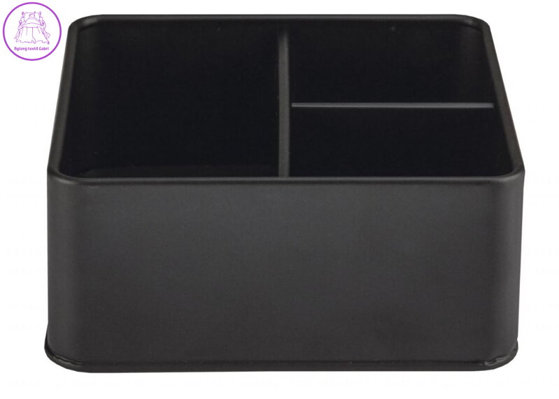 Box organizér 13,9 x 13,9 x 6,4 cm černý - Treasure 2024
