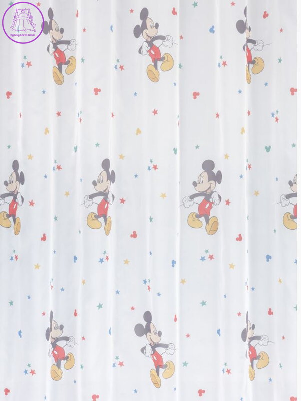 Metrážový dětský tištěný voál výška 285cm Lag-Mickey 04-2025
