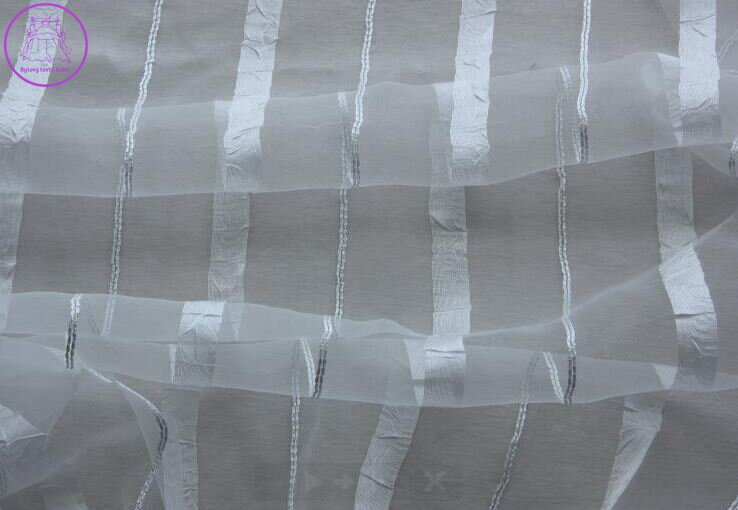 Metrážová záclona mačkaná výška 300cm Lag-Valery 01 bílá-2023