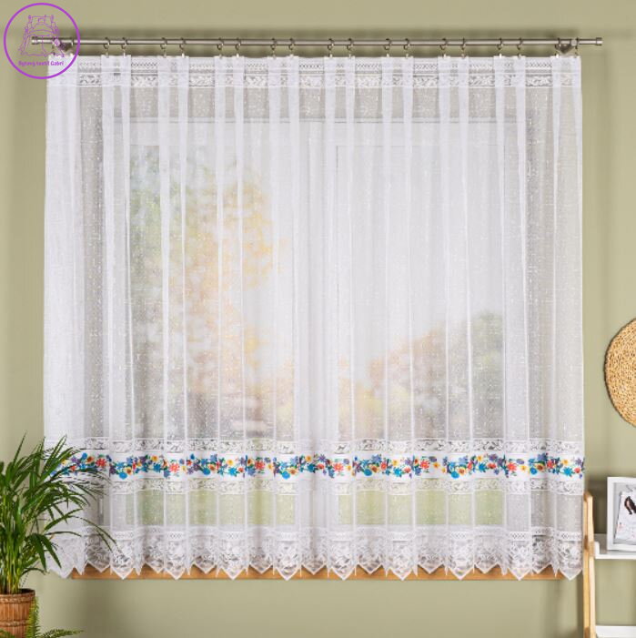 metrážová záclona s barevným vzorem výška 160cm Gabri-007972-2026