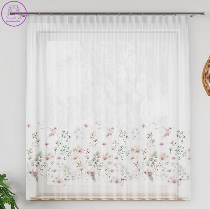 Metrážový tištěný voál výška 157cm Gabri-D00128/WOA/001/000157/1-2025
