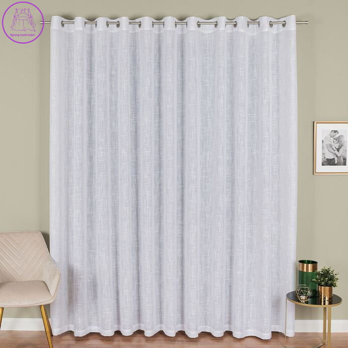 Záclona kusová bílá na kroužky 300x250cm Gabri-400002-2026