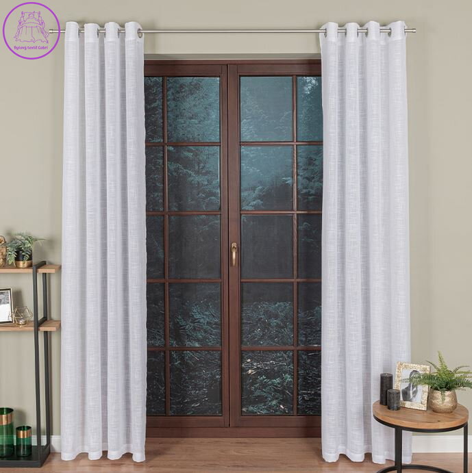 Záclona kusová bílá na kroužky 140x250cm Gabri-400002-2026