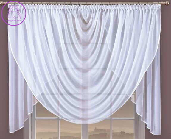 Voálová záclona bílá Fk 0137 400x120cm Voálová záclona bílá Fk 0137 400x120cm