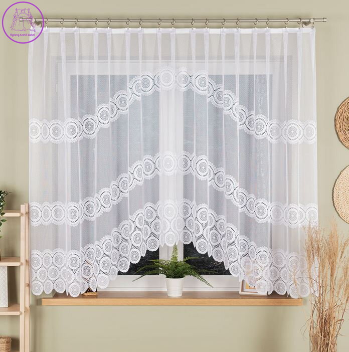 Záclona kusová oblouková s motivem 310x160cm Gabri-Malvina 018535-2026