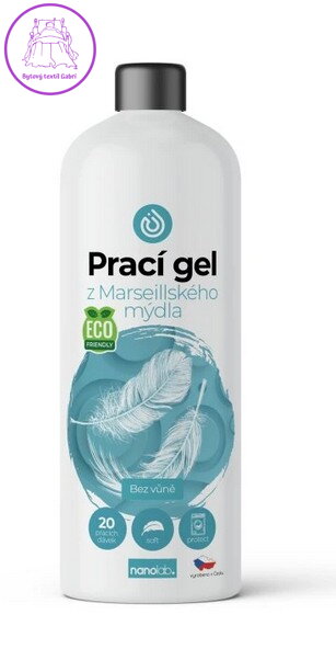 Prací gel z Marseillského mýdla pro citlivou pokožku 1L