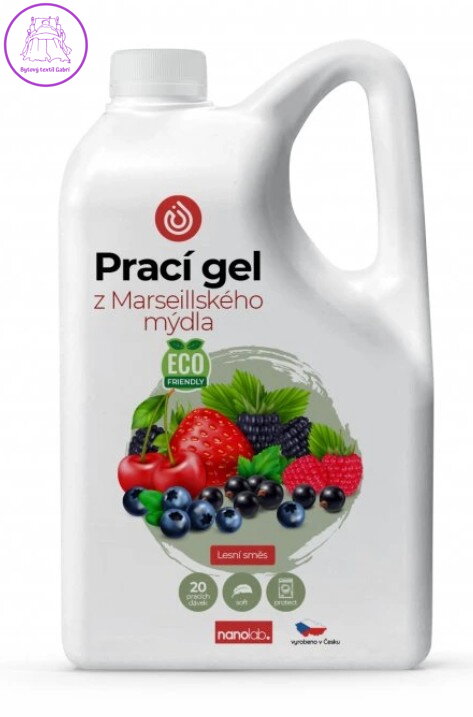 Prací gel z Marseillského mýdla pro citlivou pokožku Lesní směs 2L