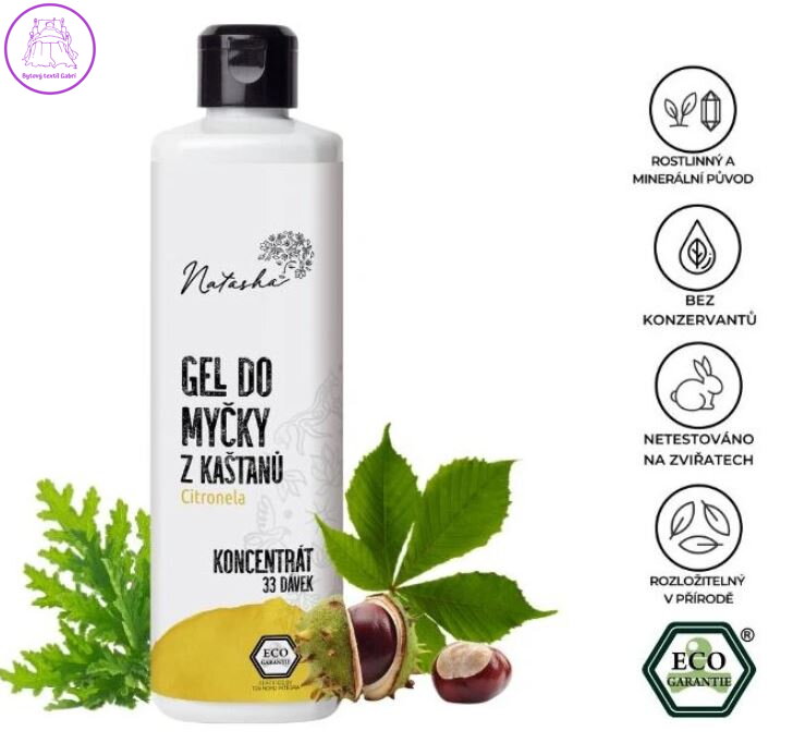 Gel do myčky z kaštanů Citronela koncentrát 