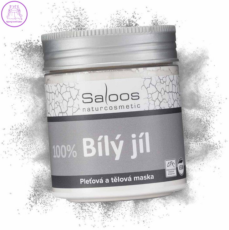 Tělové a pleťové masky - Bílý jíl 100g