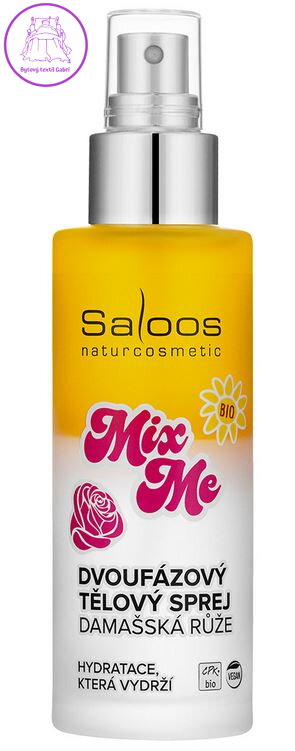 Dvoufázový tělový sprej - Damašská růže 