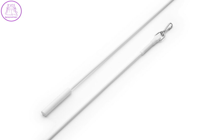 Odtahová hůl palice kovová 100cm bílá 1ks