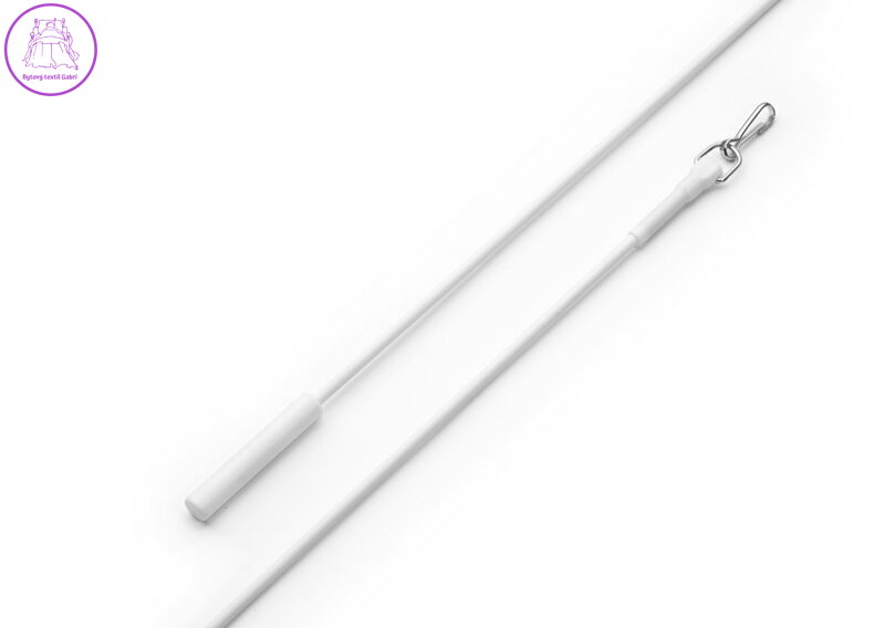 Odtahová hůl palice kovová 150cm bílá 1ks Odtahová hůl palice kovová 150cm bílá 1ks