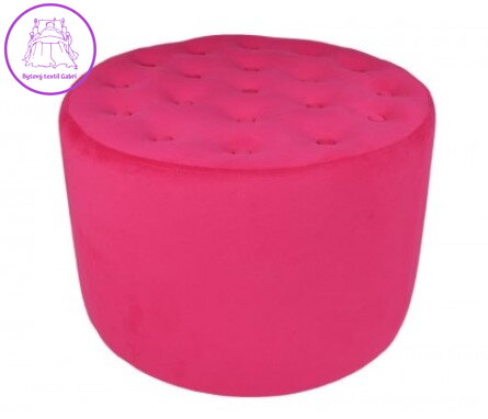 Taburet 60cm KARO tkanina Casablanka růžová 662 - více barev Taburet 60cm KARO tkanina Casablanka růžová 662 - více barev