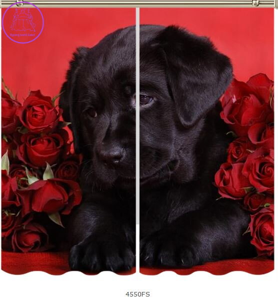 Black out závěsy 3D nebo voálové záclony 3D motiv 4550 Black out závěsy 3D nebo voálové záclony 3D motiv 4550