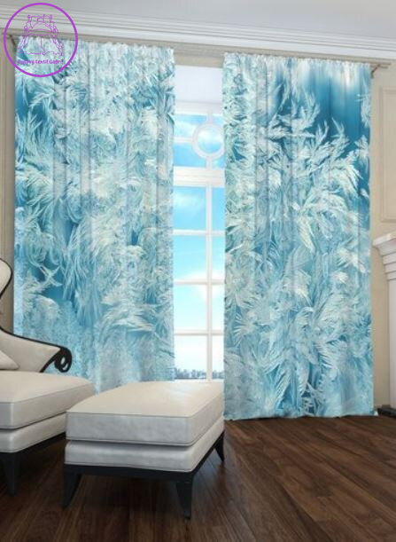 Exkluzivní zatemňovací závěsy Black out s potiskem 2x145x250cm - S202019