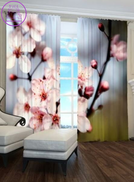 Exkluzivní zatemňovací závěsy Black out s potiskem 2x145x250cm - S2688