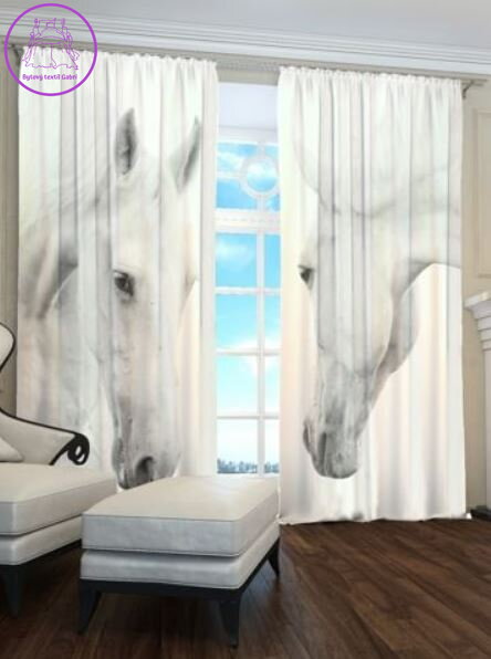 Exkluzivní zatemňovací závěsy Black out s potiskem 2x145x250cm - S8120