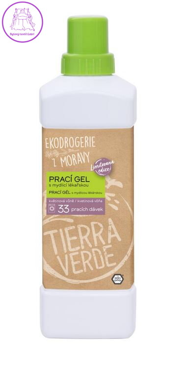 Prací gel s mydlicí lékařskou a vůní květin Prací gel s mydlicí lékařskou a vůní květin