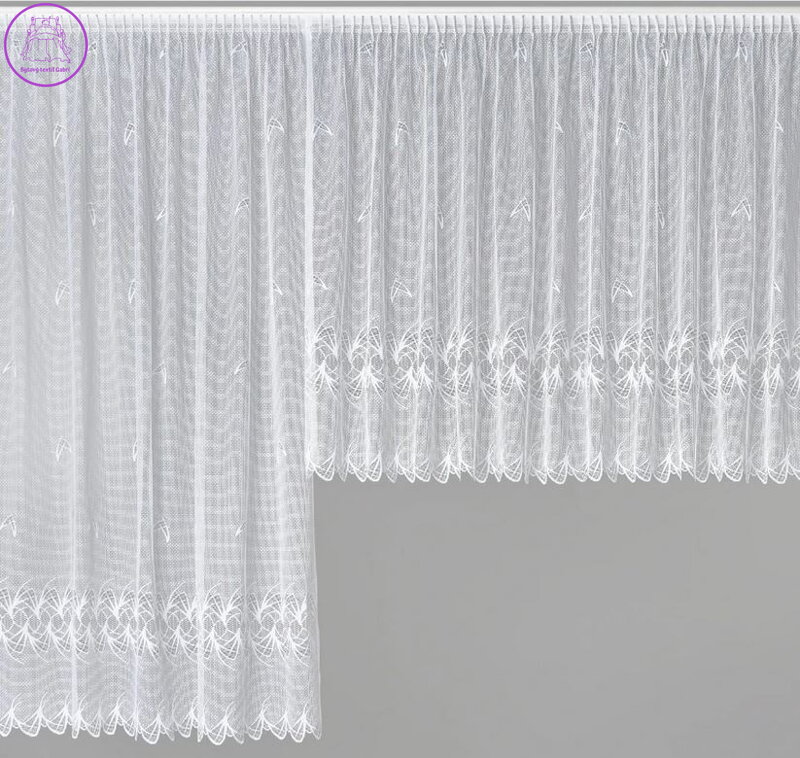 Záclony kusové žakárové bílé - K 7172 ( více rozměrů ) 2026